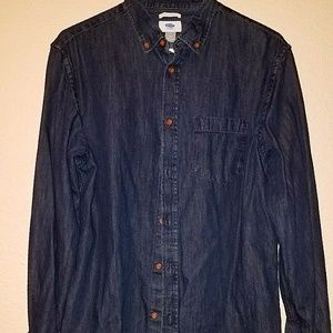 Men's denim button up Old Navy